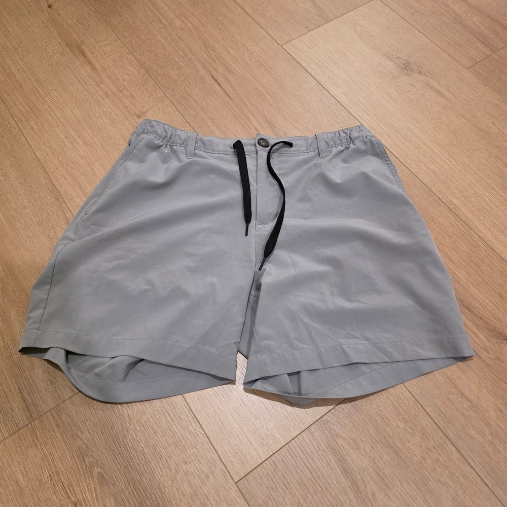 Chubbies Everywear Shorts Mens Large Grey 6" Inseam Stretch Casual Athleisure